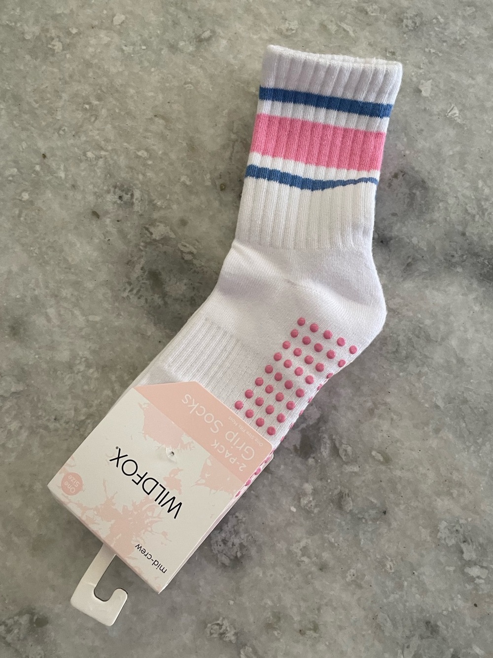 Wildfox Striped Grip Socks - 2 pack